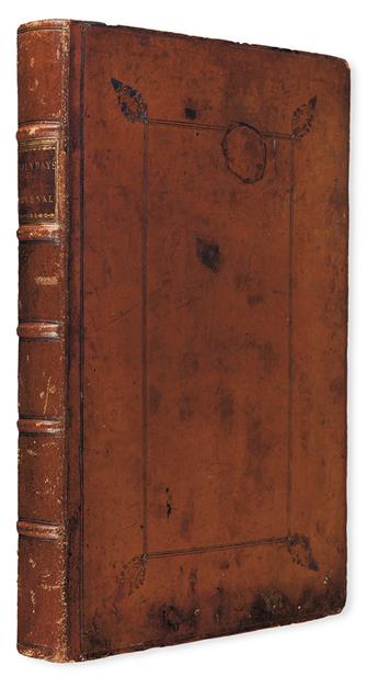 JUVENALIS, DECIMUS JUNIUS; and PERSIUS FLACCUS, AULUS. Decimus Junius Juvenalis and Aulus Persius Flaccus Translated.  1673